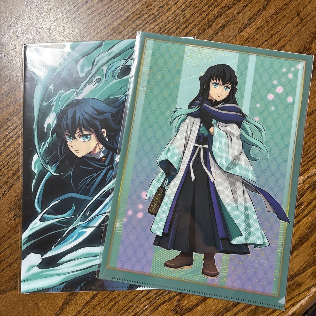 鬼滅の刃　時透無一郎　柱展　キービジュアルミラーアート　クリアファイル付き