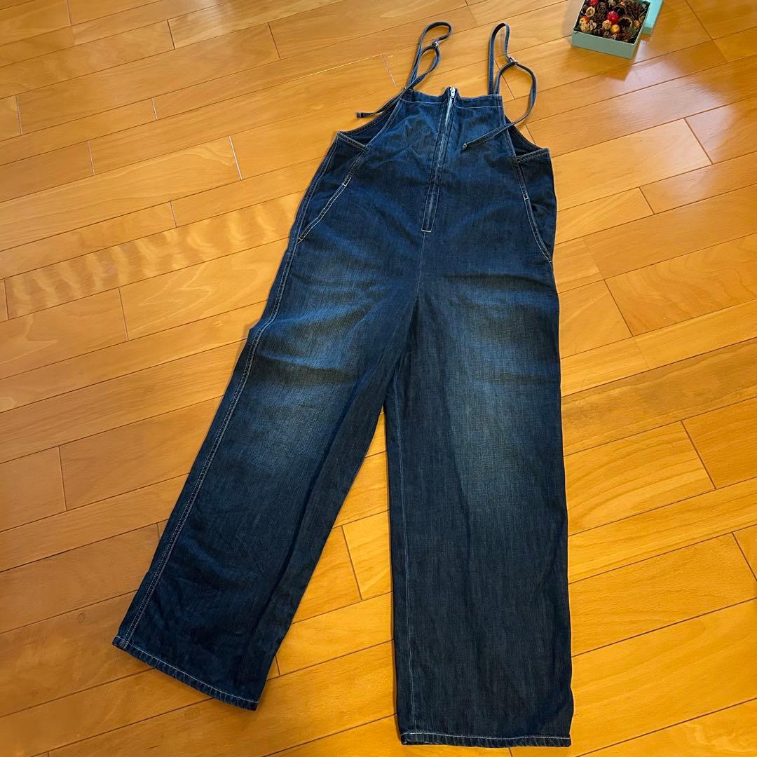 リブドロワ　デニムサロペット