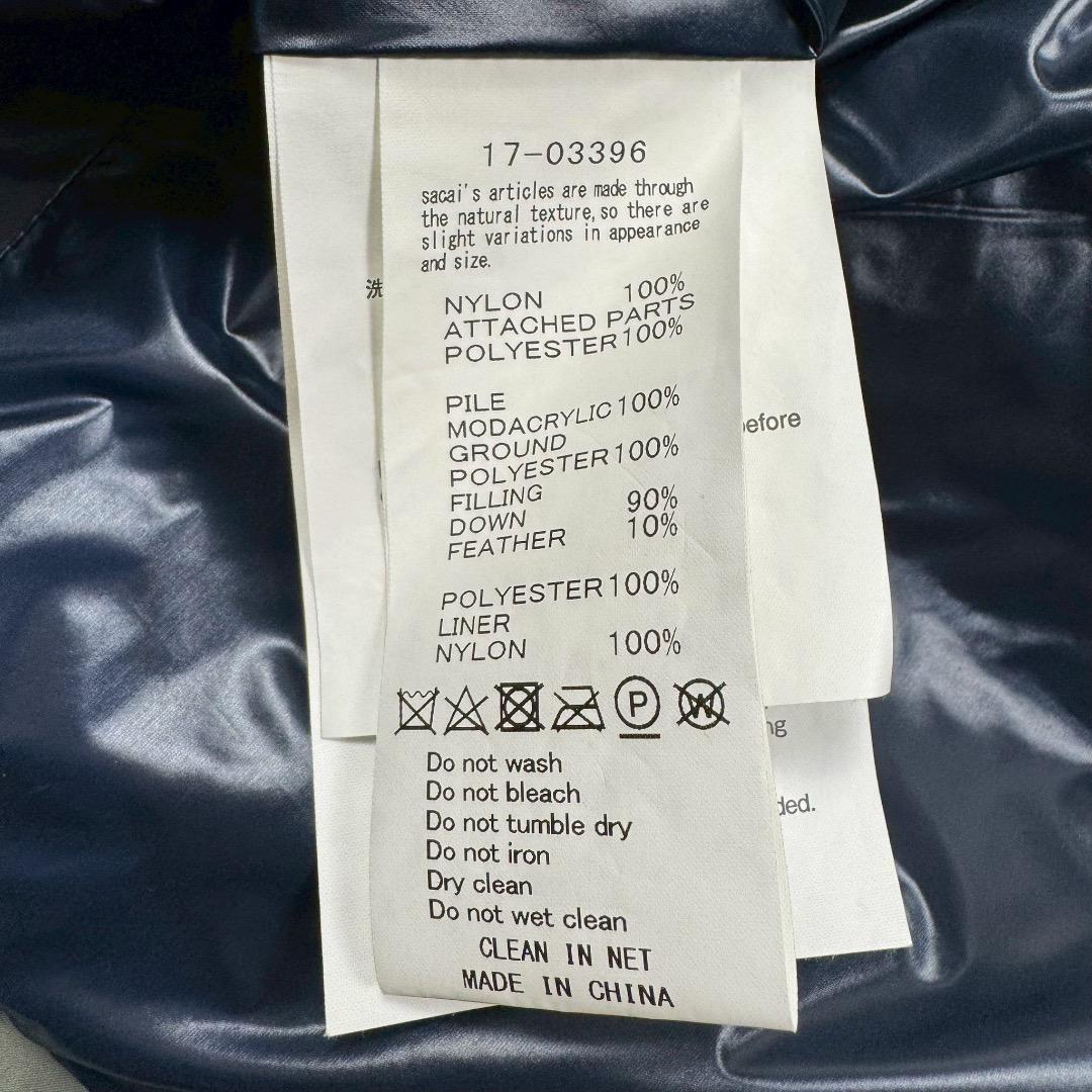 定価11万＊未使用級✨ sacai サカイ ダウンベスト 3WAY カーキ M