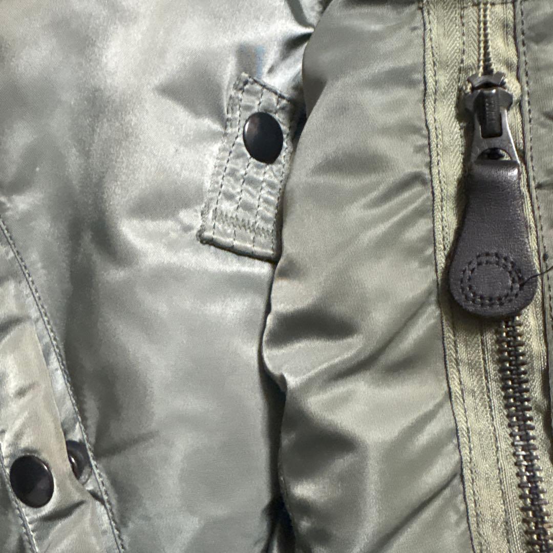 USA製 アルファB-15D フライトジャケット ヴィンテージ復刻SCOVILL