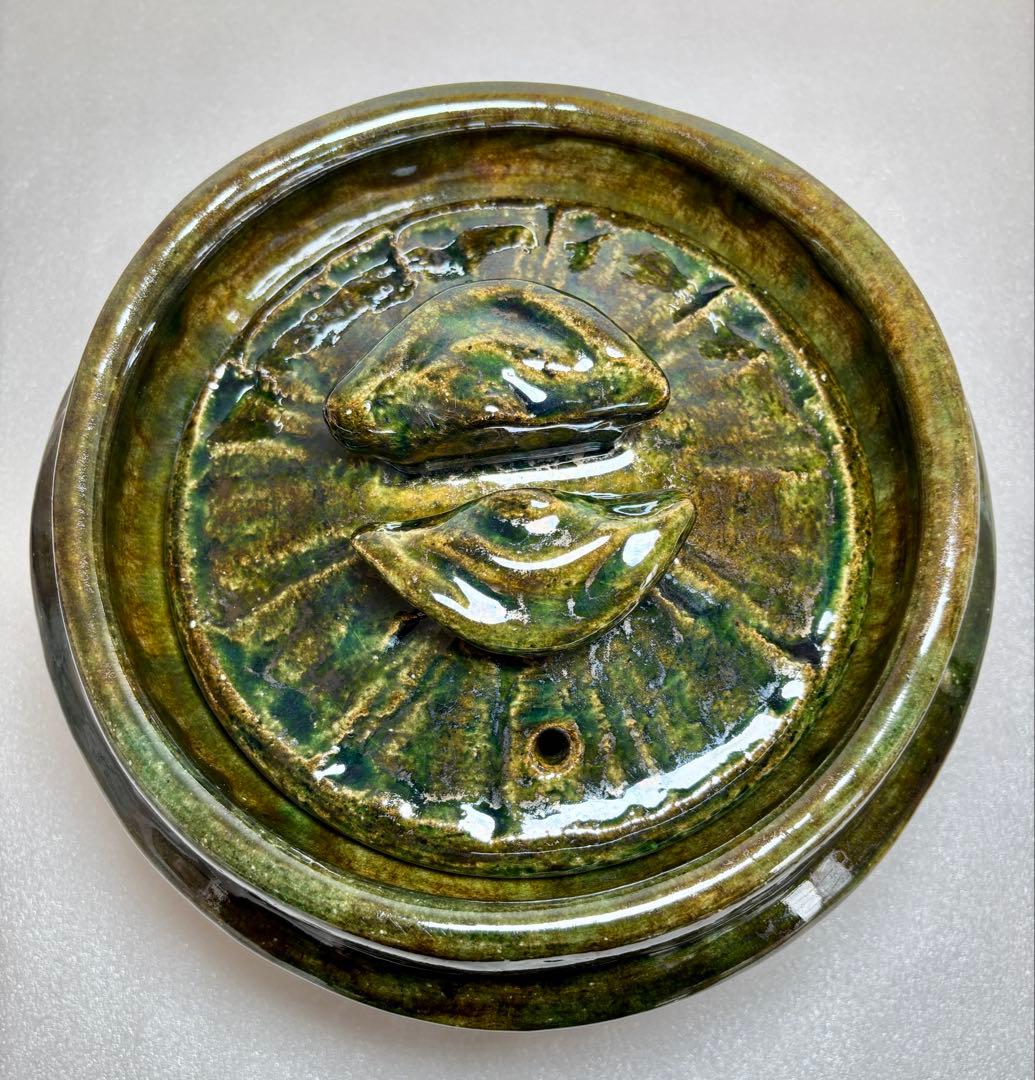 限定　新品　雲井窯 　織部まぐれ3合炊き　ご飯鍋土鍋 中川一辺陶　即日発送