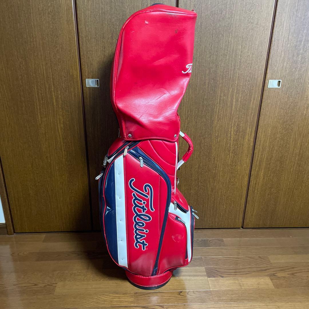 Titleist キャディバッグ 赤