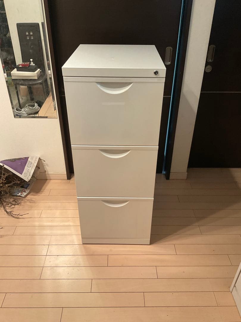 キャビネット ハンギングファイル収納　事務所　棚　オフィス家具