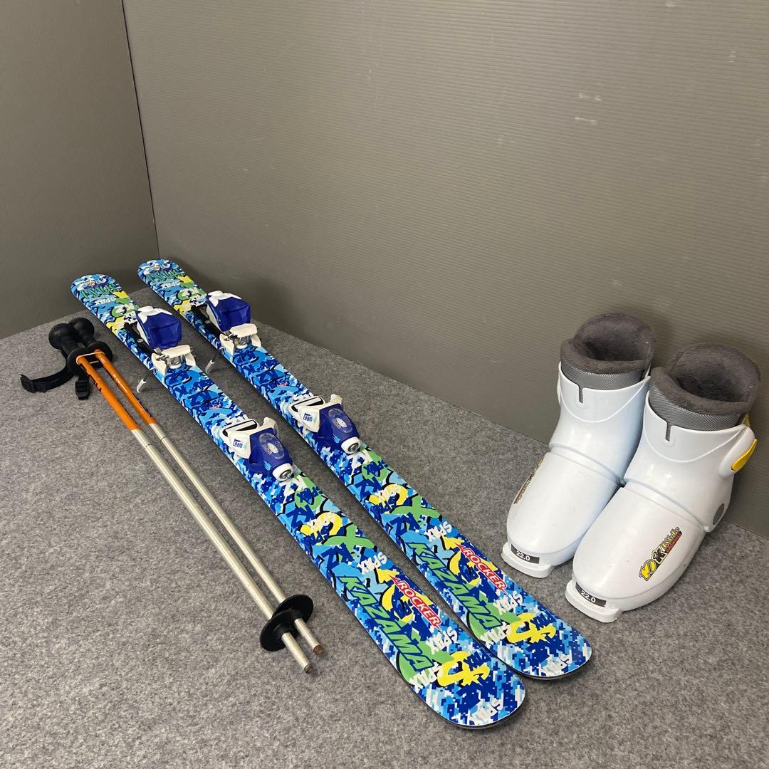 ★メンテナンス済 子供スキーセット身長116~130cm前後のお子様向け