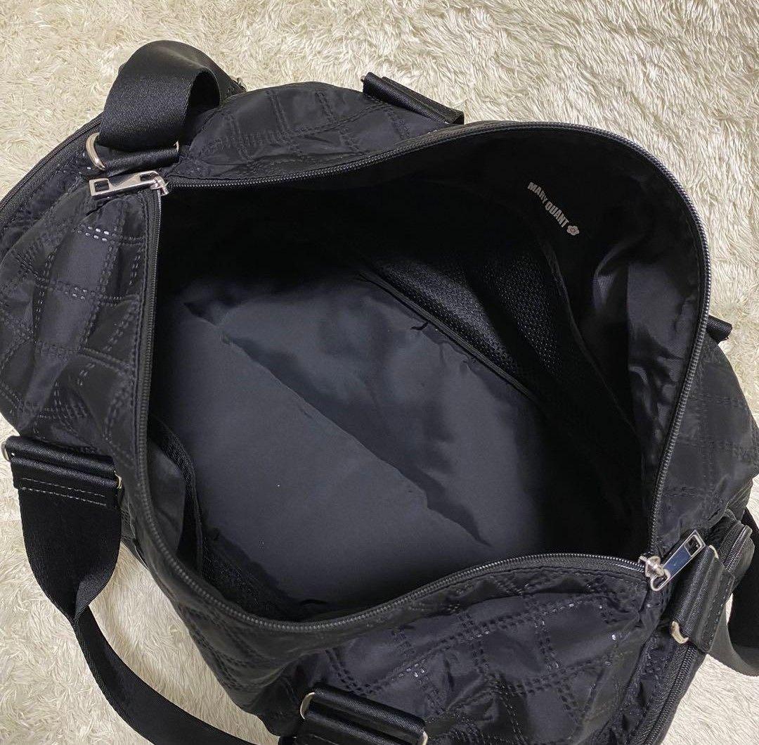 【再出品】ピンソニックキルトデイジー ボストン（ブラック）