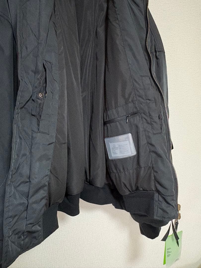 新品 オーバーサイズ MA-1フライトジャケット ブラック 2XL