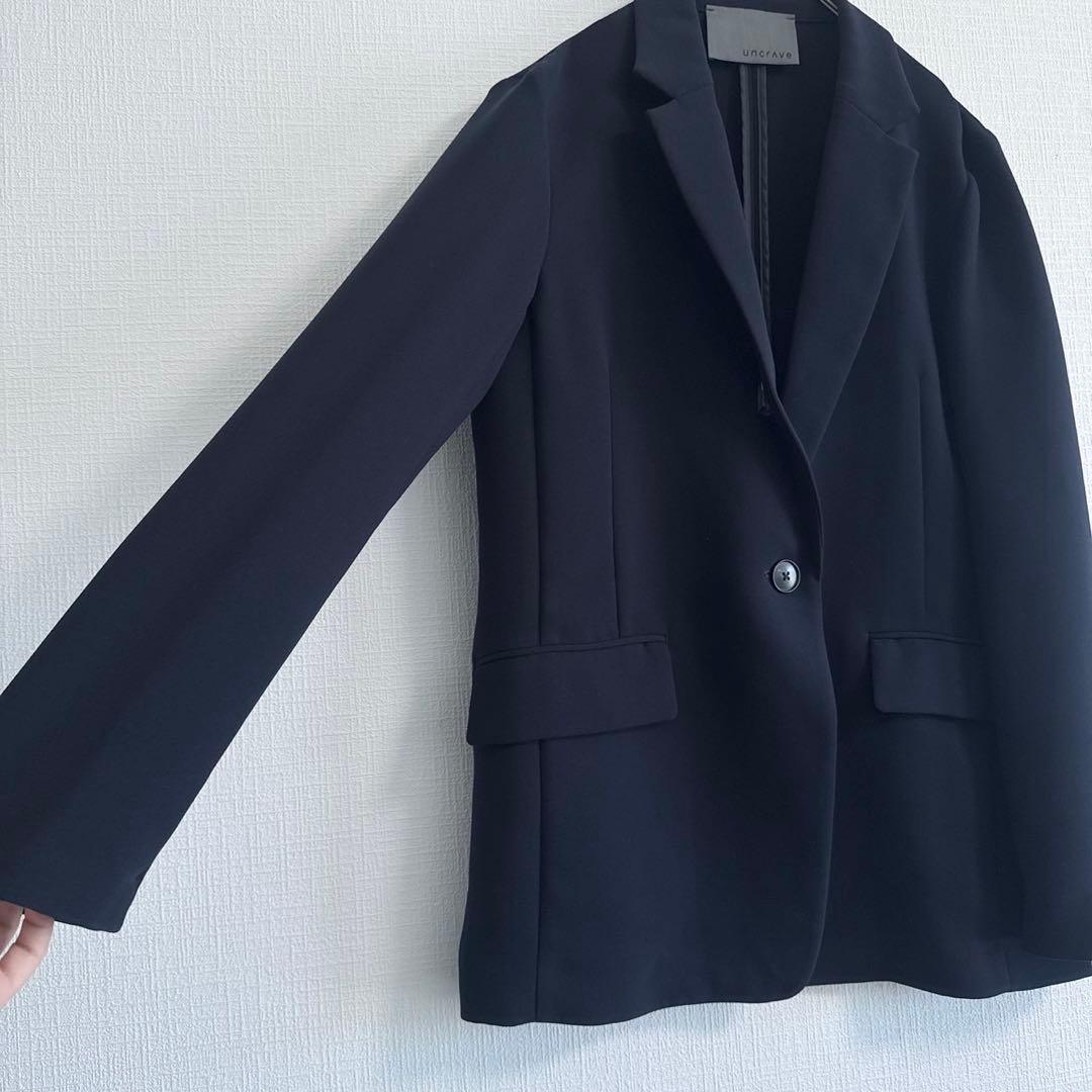 uncrave ウォッシャブルダブルクロスジャケット ワイドパンツ セットアップ