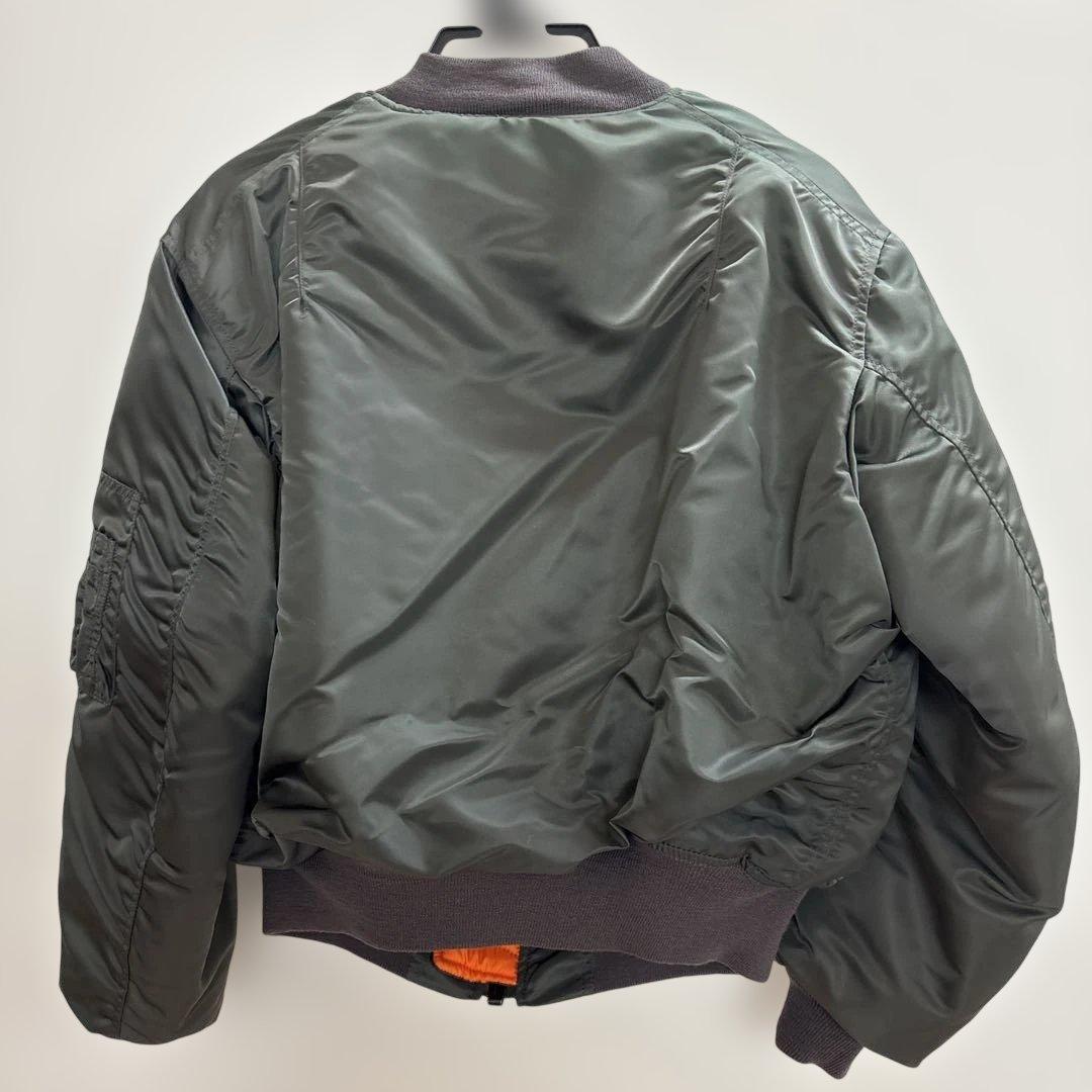 ALPHA INDUSTRIES MA-1 フライトジャケット　カーキ　Ｌ
