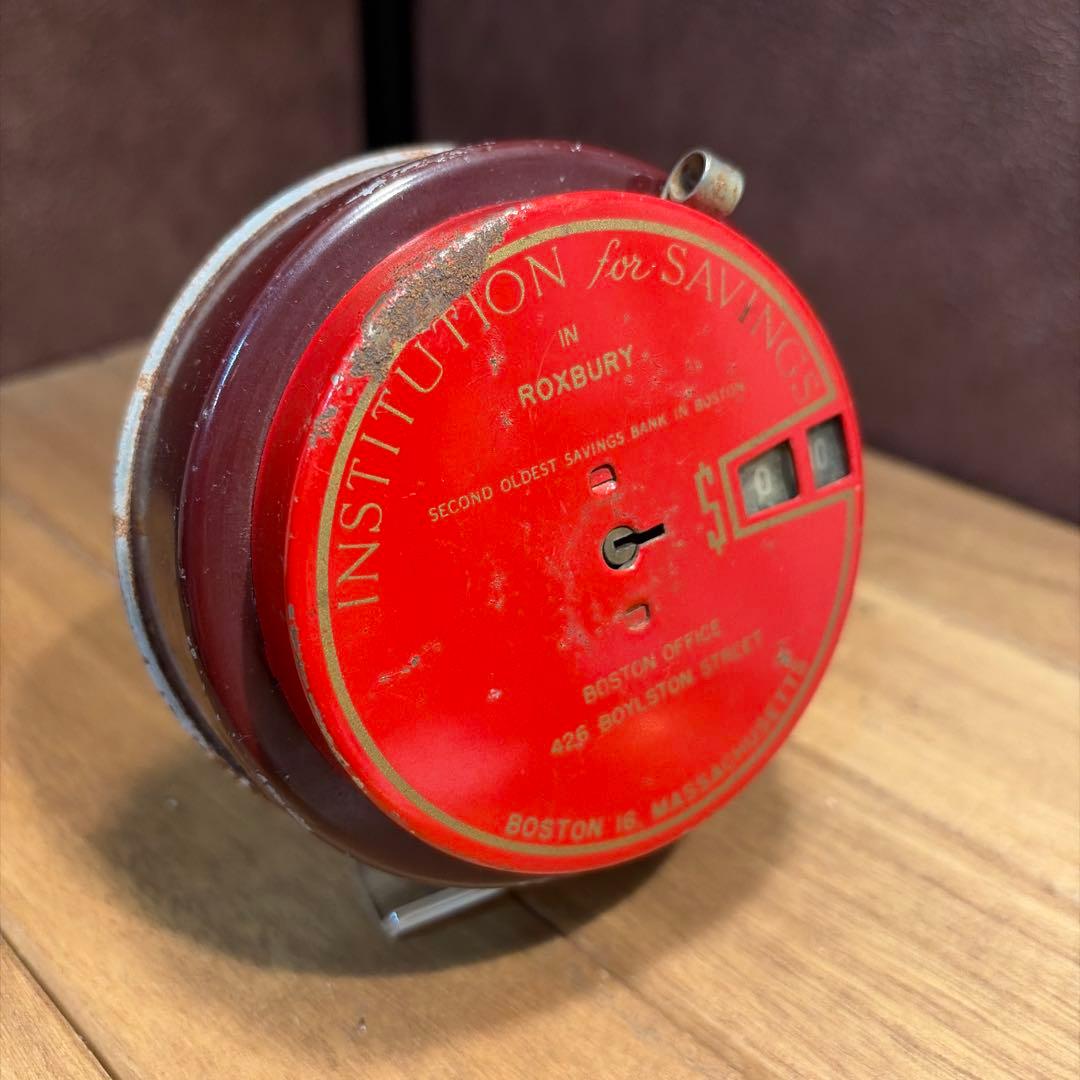 USAヴィンテージ バンク 貯金箱 金庫 add アドバタイジング4