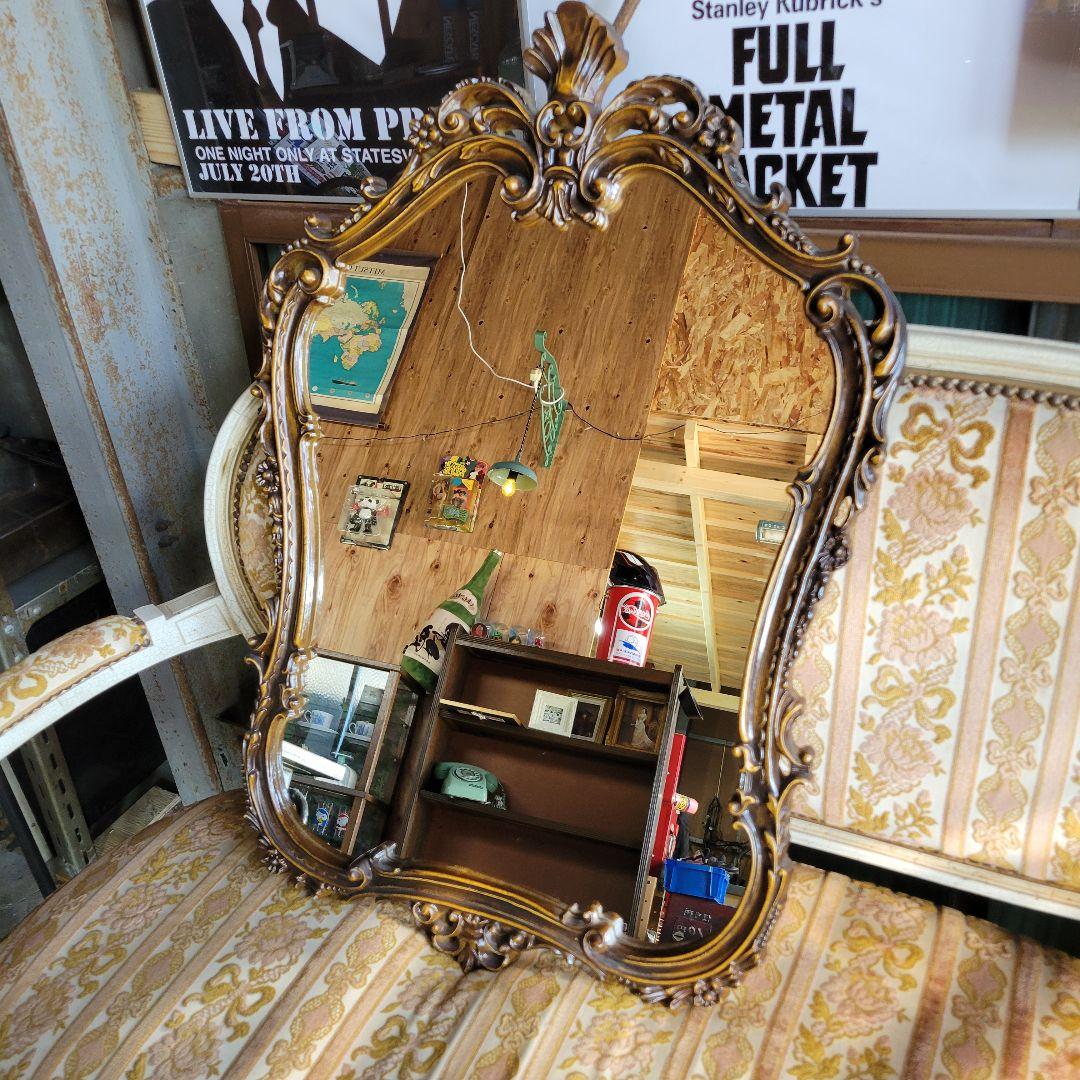 イタリア ミラー 壁掛け 完成品 鏡 Dヴェローナアンティーク