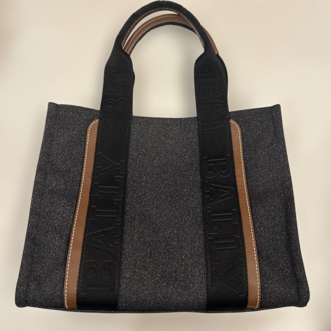 BALLY ダークデニム ハンドバッグ