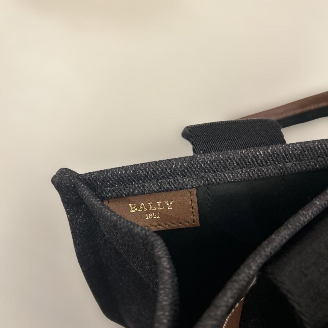 BALLY ダークデニム ハンドバッグ