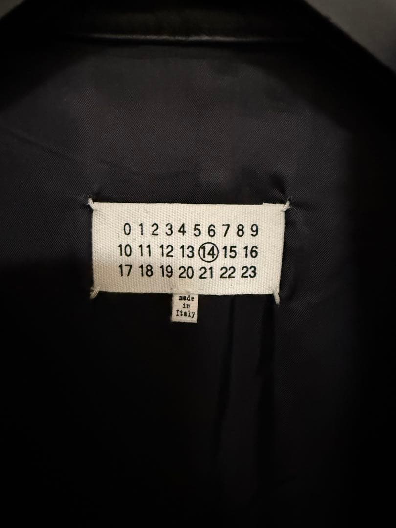 Maison Margiela S50AM0257 ハの字ライダースジャケット