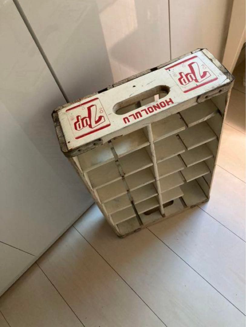 7up ビンテージ  ハワイ　ボトルケース　セブンアップ　ヴィンテージ