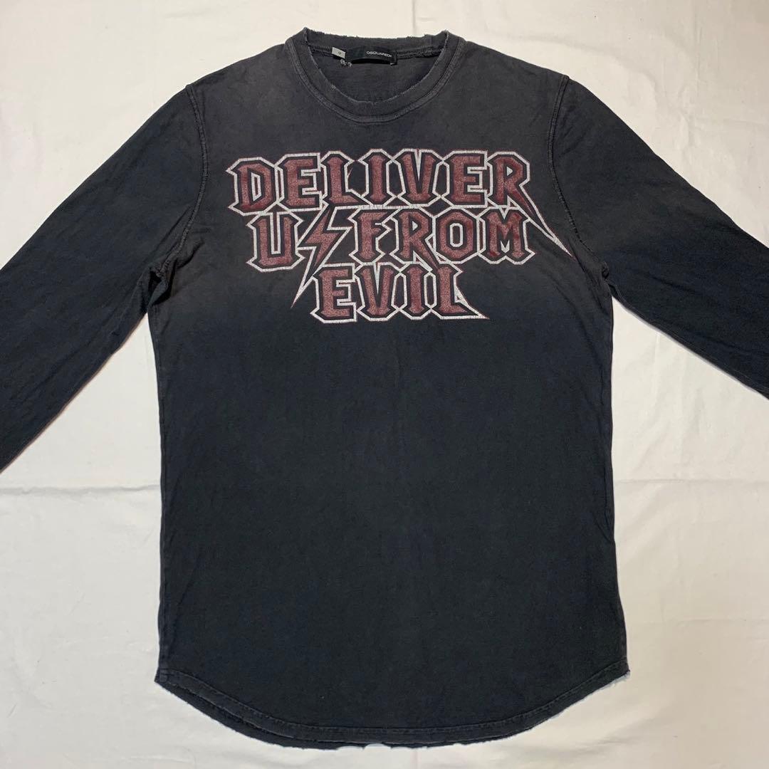 DSQUARED2 italy製 damage logo design tee