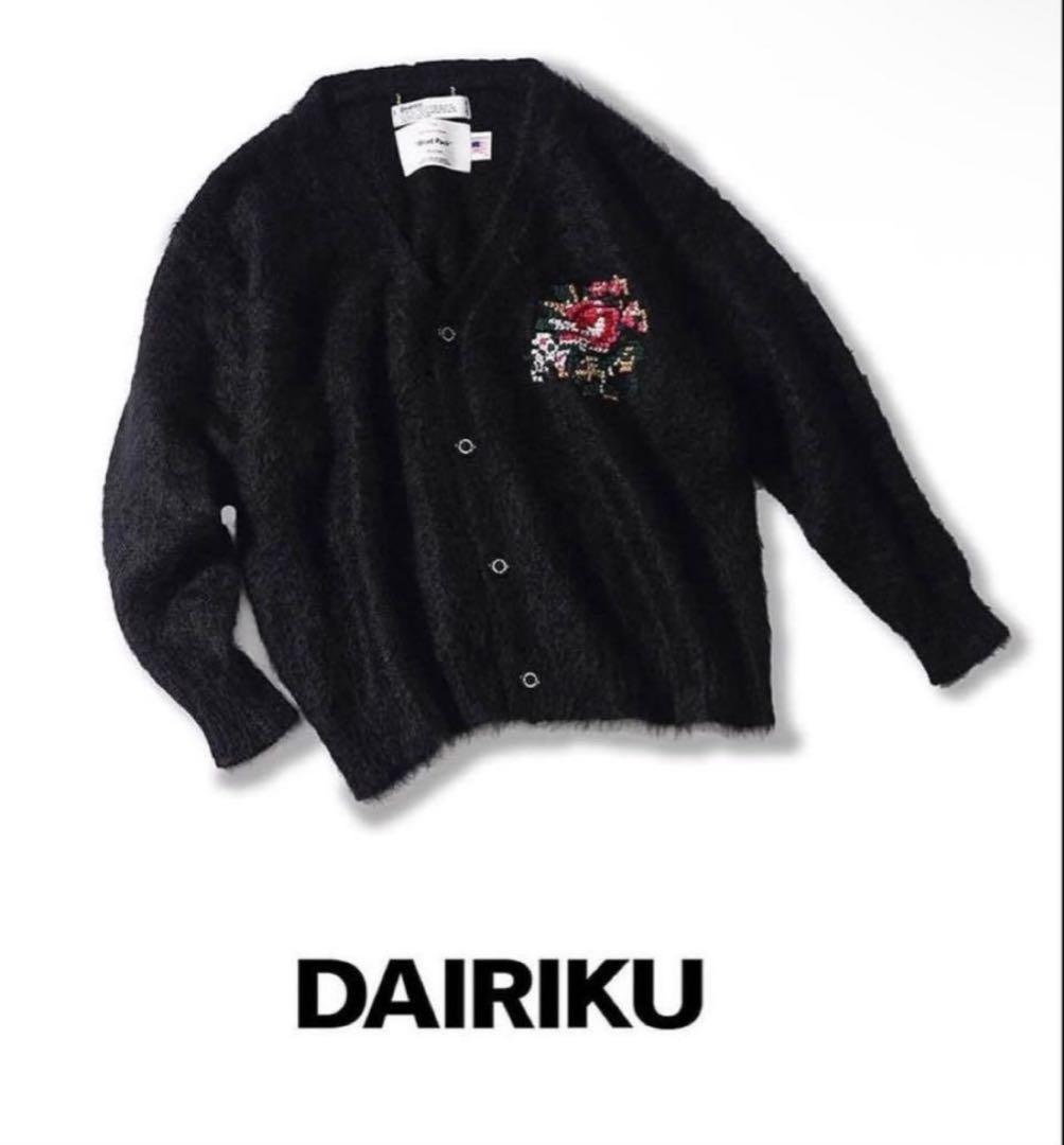 DAIRIKUx417EDIFICE 別注　モヘアカーディガン