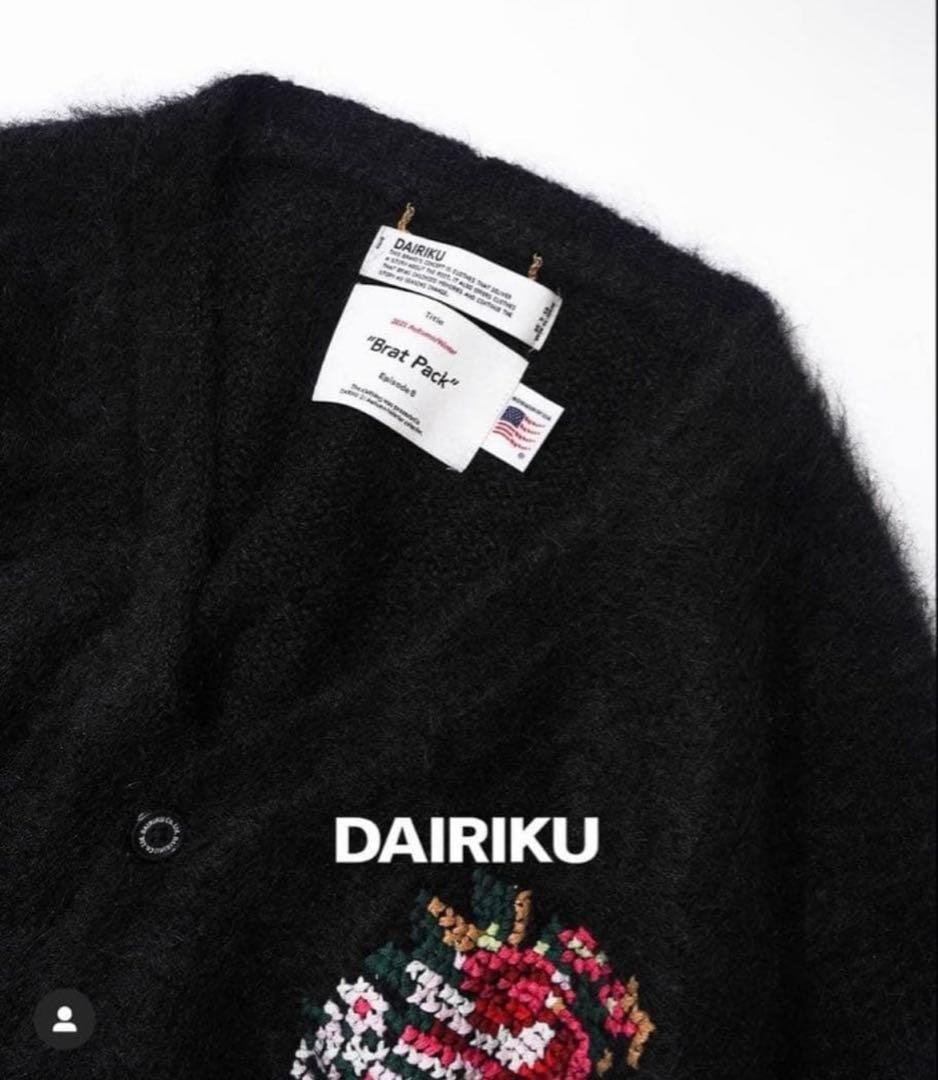 DAIRIKUx417EDIFICE 別注　モヘアカーディガン