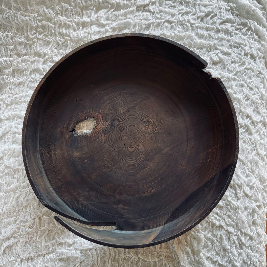 【未使用】運天達也　盆　特大38センチ
