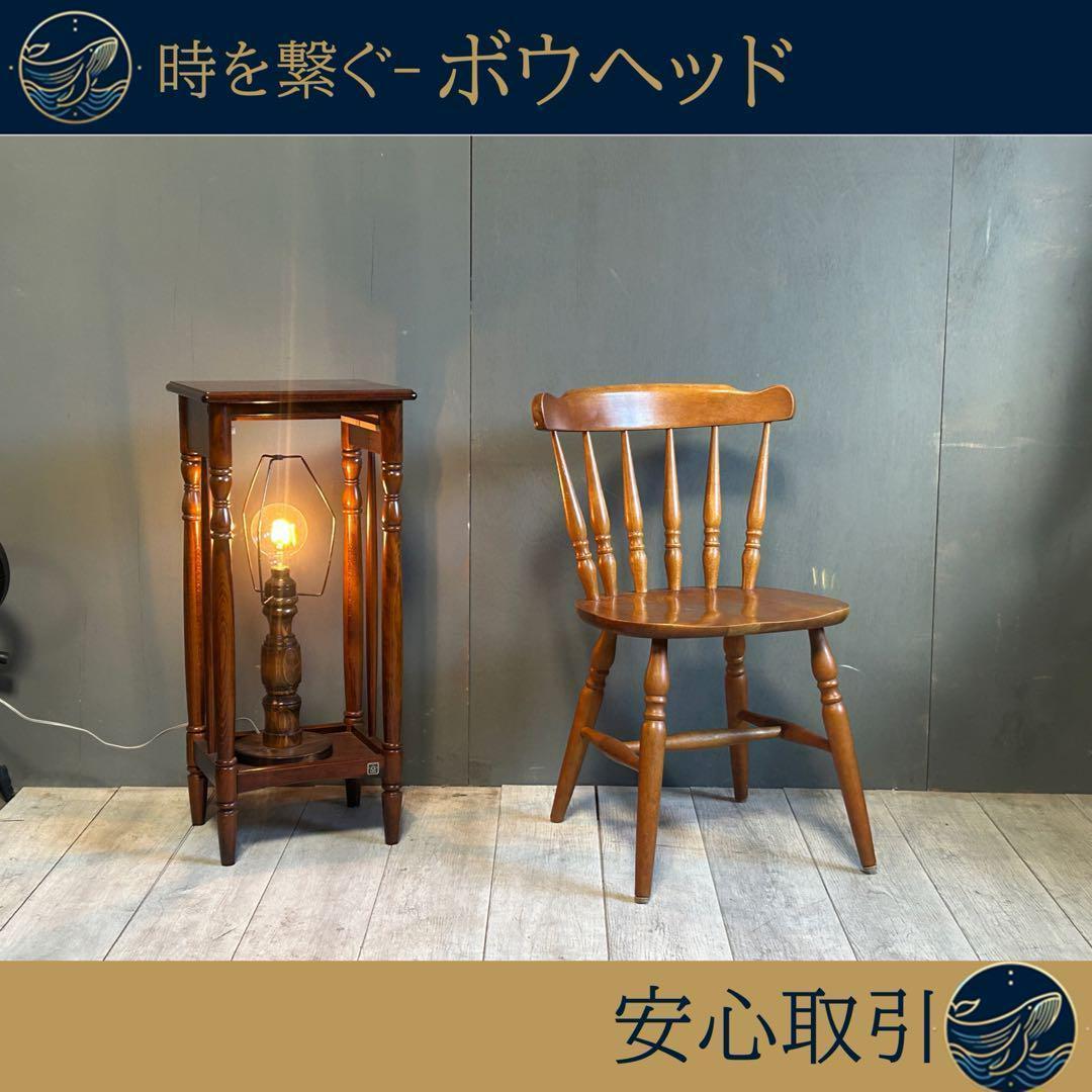 ①　飛騨産業　キツツキマーク　ウィンザーチェア　スポークチェア　SZ