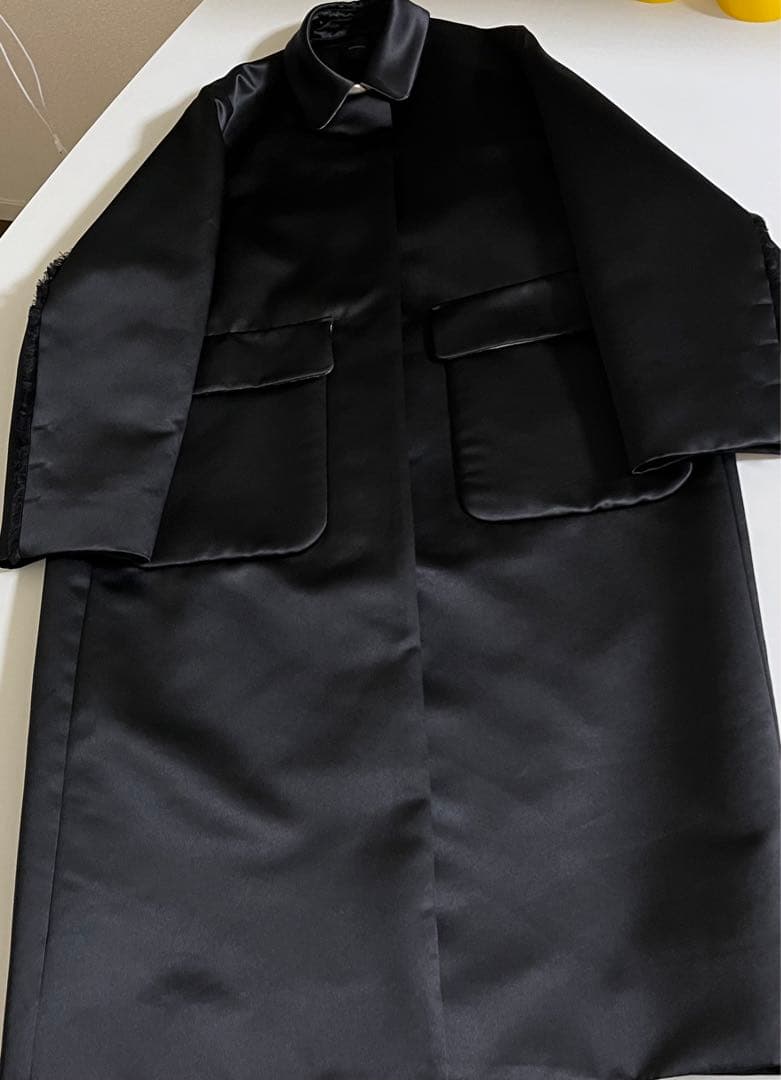 yori ponyサテンロングコート　36