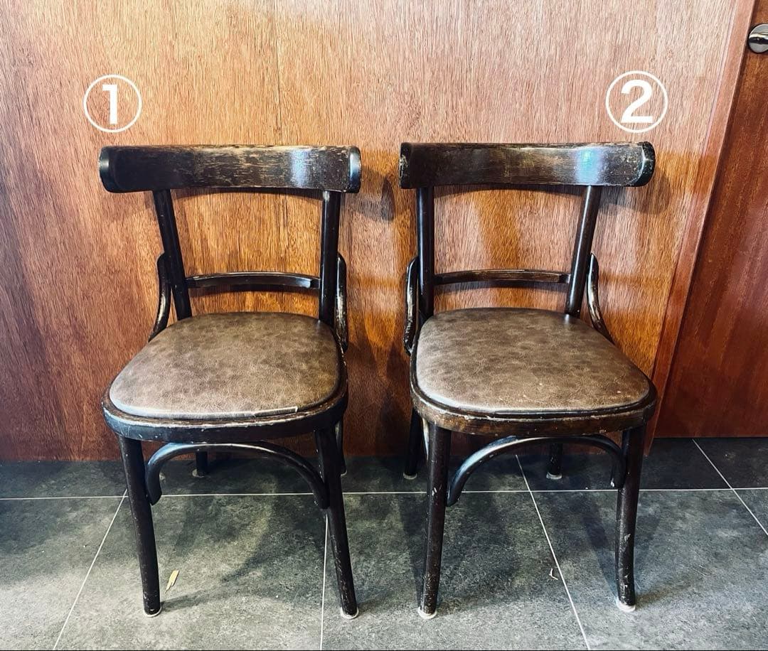 ①ダイニングチェア　アンティーク　※1脚のみ