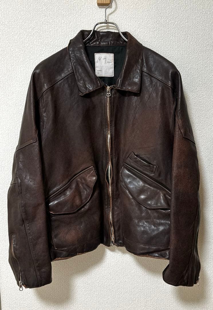 ANCELLM レザージャケット CWU LEATHER JACKET