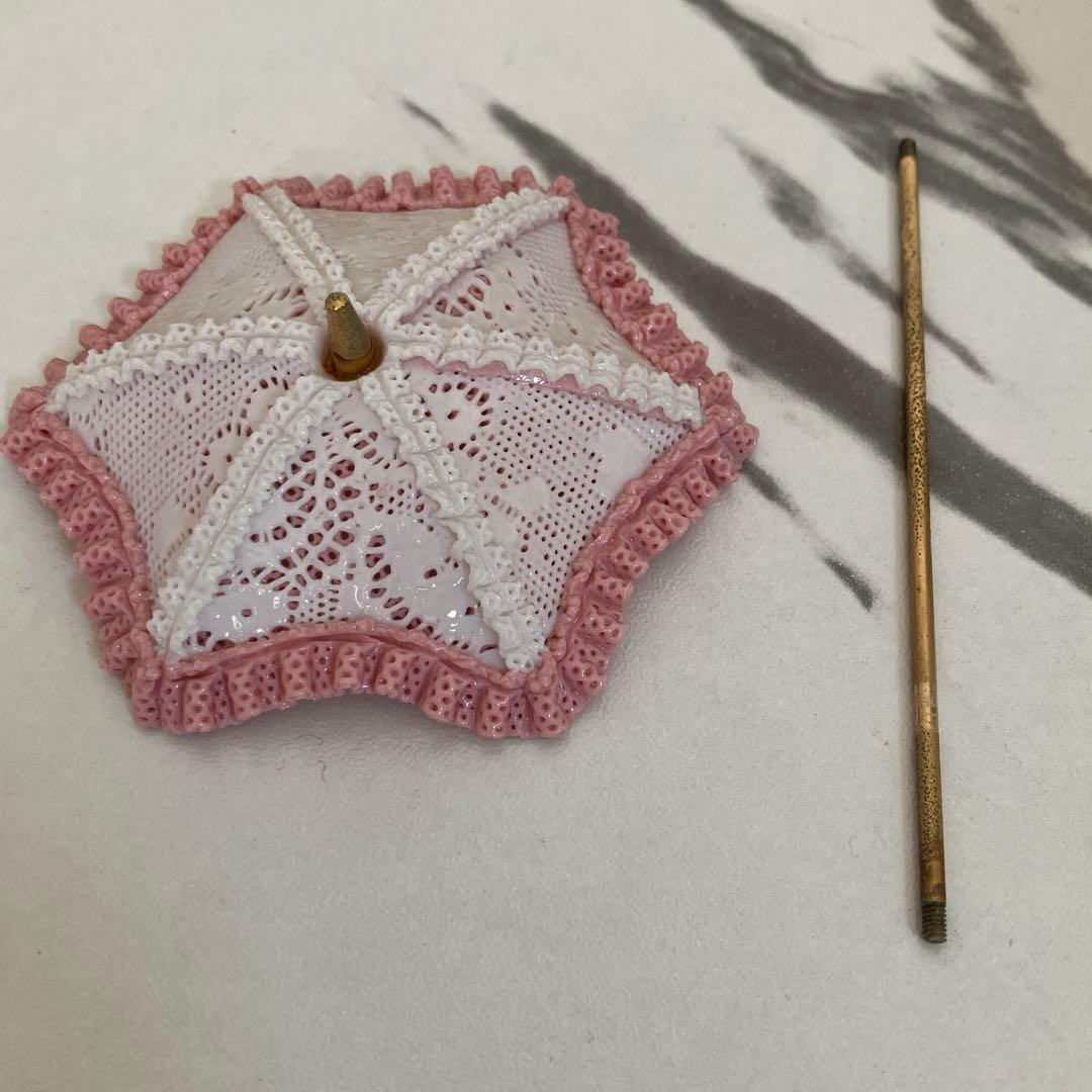 LLADRO リヤドロ 07636 日傘を持つ女性 置物 箱付