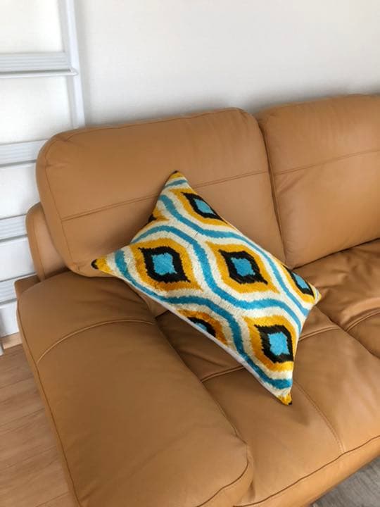 シルクの入ったトルコ製クッションカバー