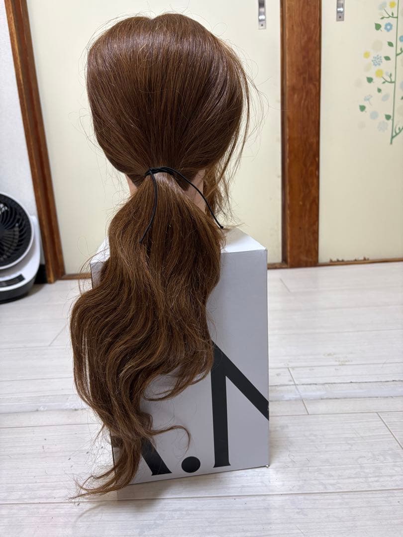 N.B.A.AブラウンIIロングウィッグ