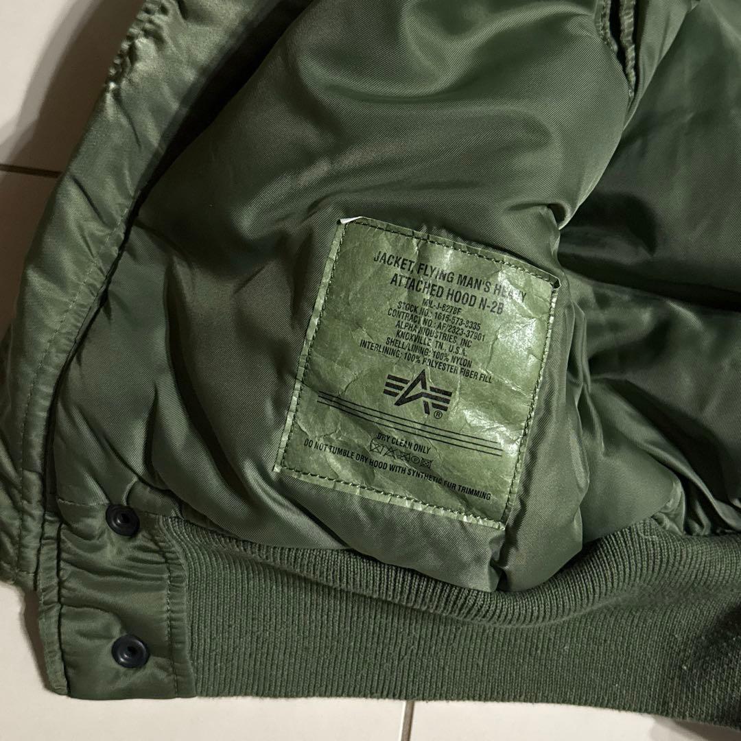 ALPHA INDUSTRIES N-2B フライトジャケット Mサイズ 短丈