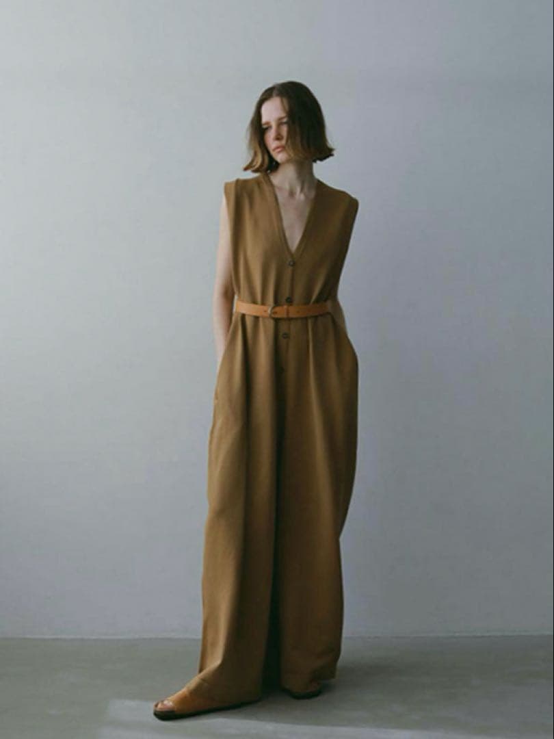 yume♪etretokyo フロントボタンニットオールインワン