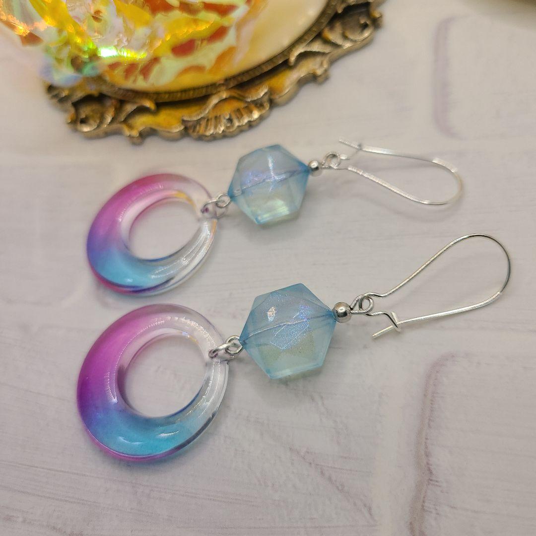 ハンドメイドピアス1721