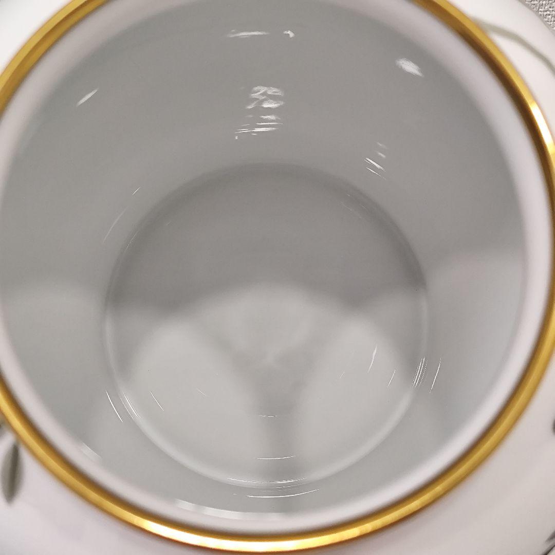 [希少] OKURA 大倉陶園 花器 花瓶 藤の花 フラワーベース 金彩