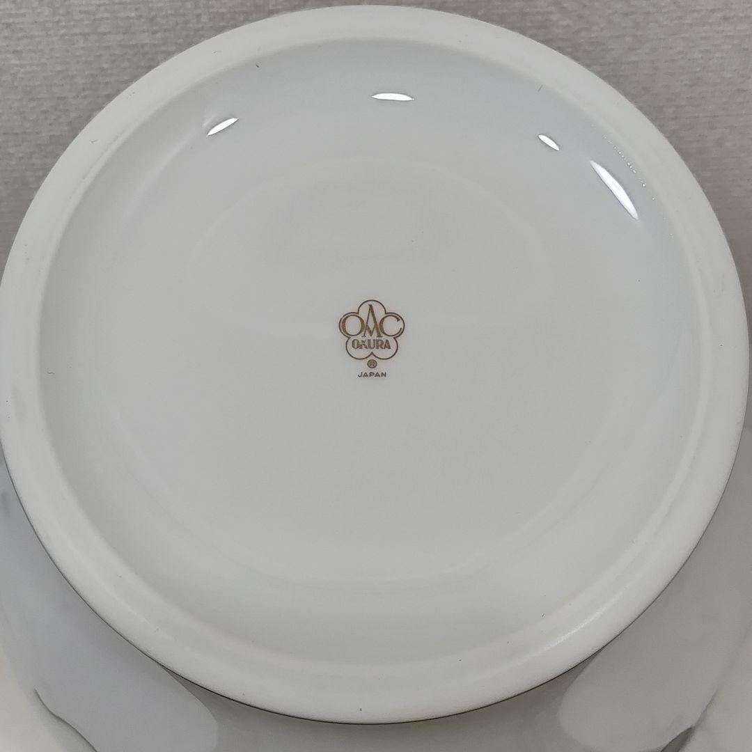 [希少] OKURA 大倉陶園 花器 花瓶 藤の花 フラワーベース 金彩