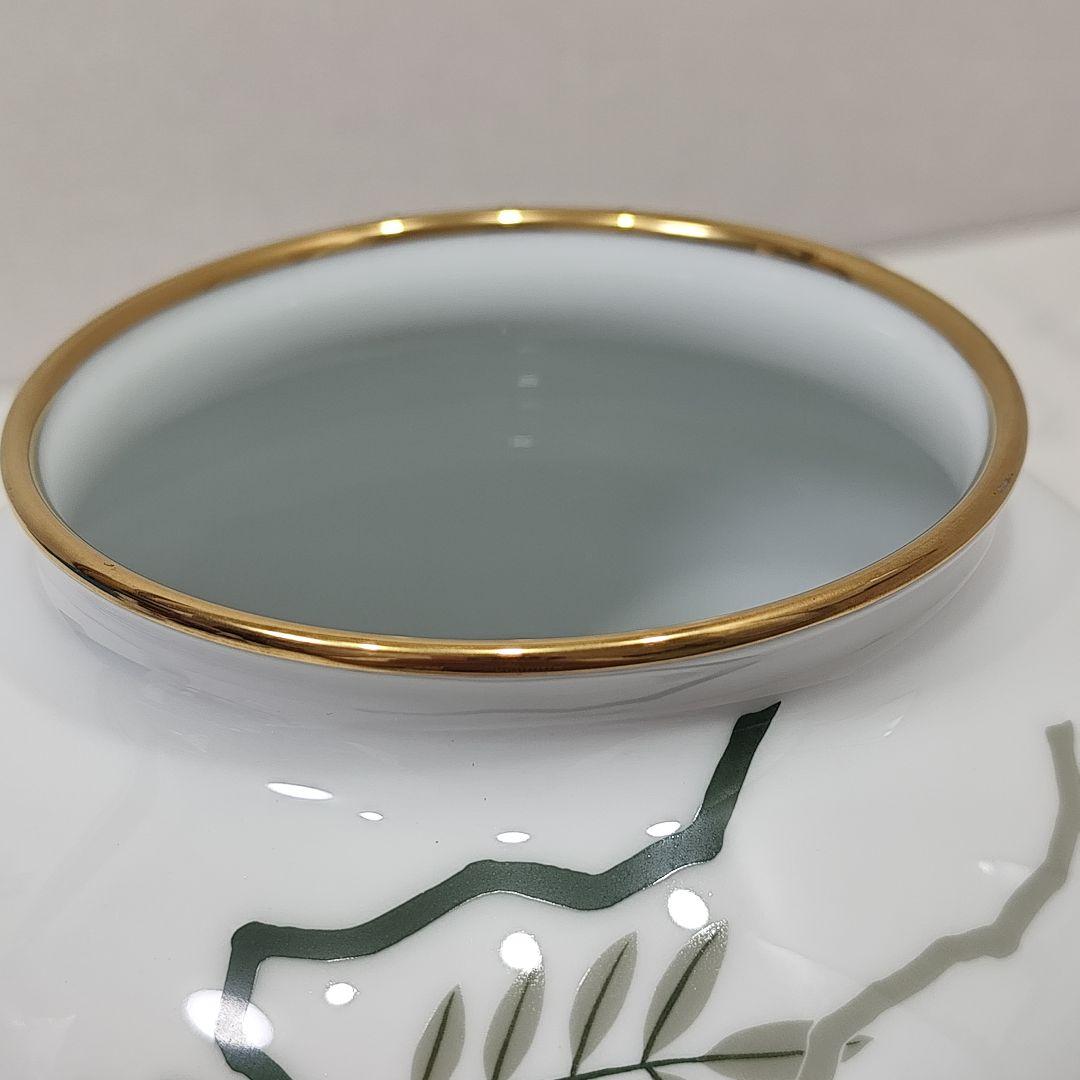 [希少] OKURA 大倉陶園 花器 花瓶 藤の花 フラワーベース 金彩