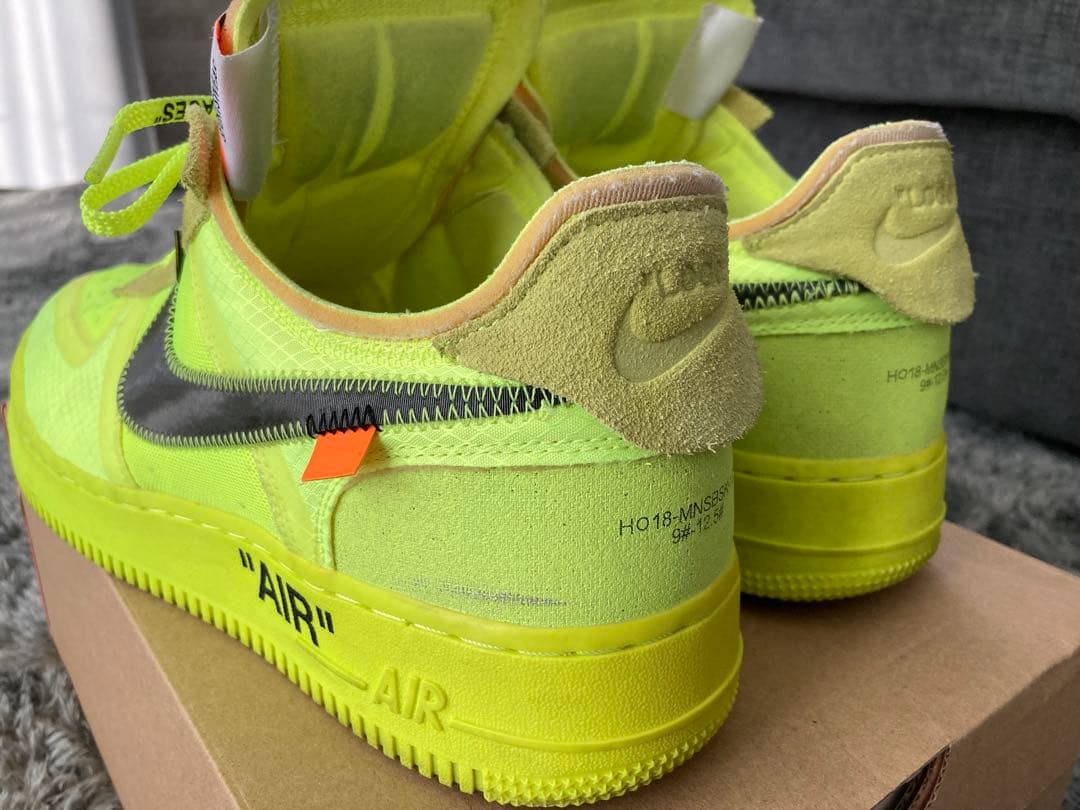 【美中古 28】Off-White×Nike Air Force 1 Volt