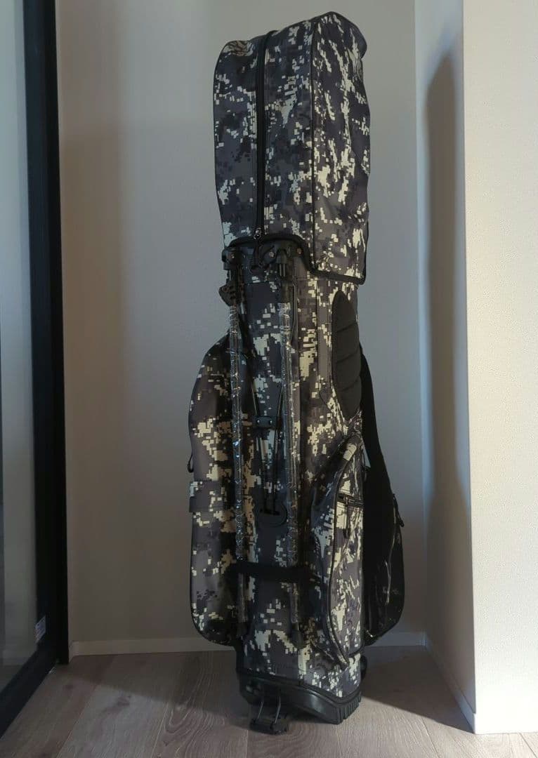 キャディバッグ 14分割 9.0型 美品 迷彩柄