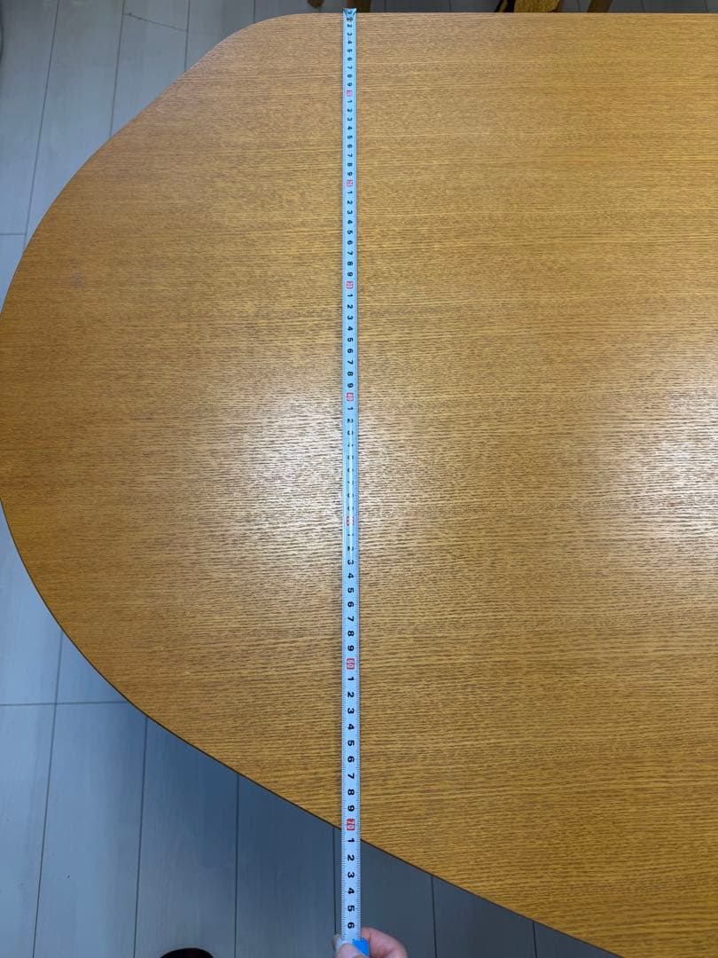 SHUNO 変形ダイニングテーブル 150cm ナチュラル