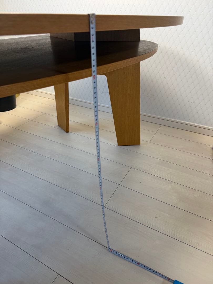 SHUNO 変形ダイニングテーブル 150cm ナチュラル