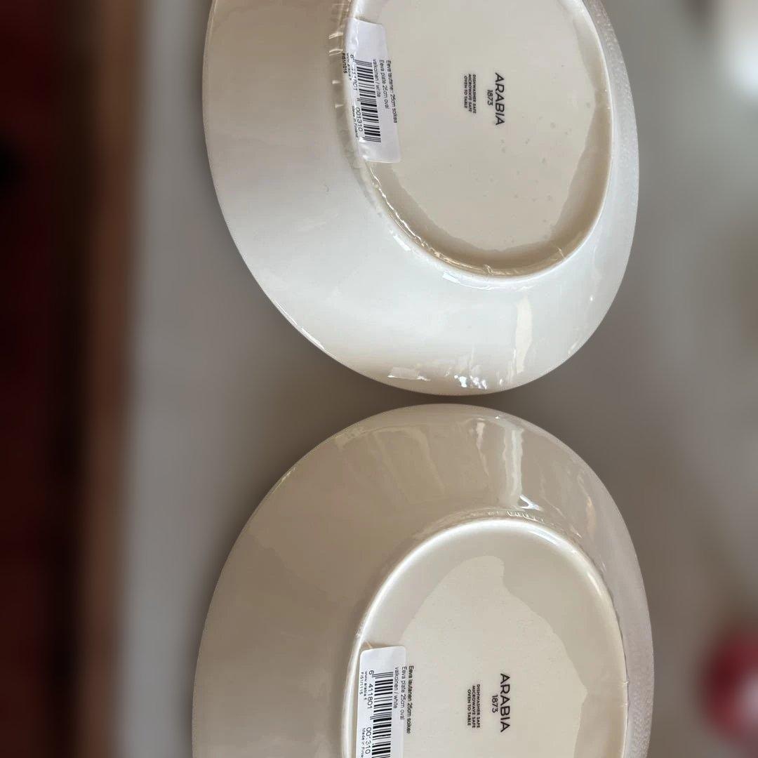 【新品未使用】ARABIA Eeva　オーバルプレート25cm