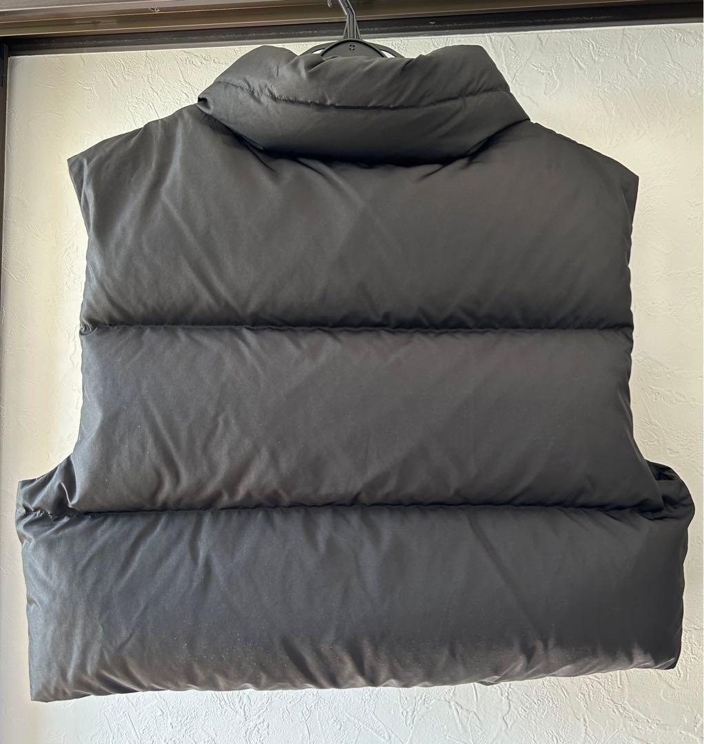 Bacon ブラック　クロップドダウンベスト