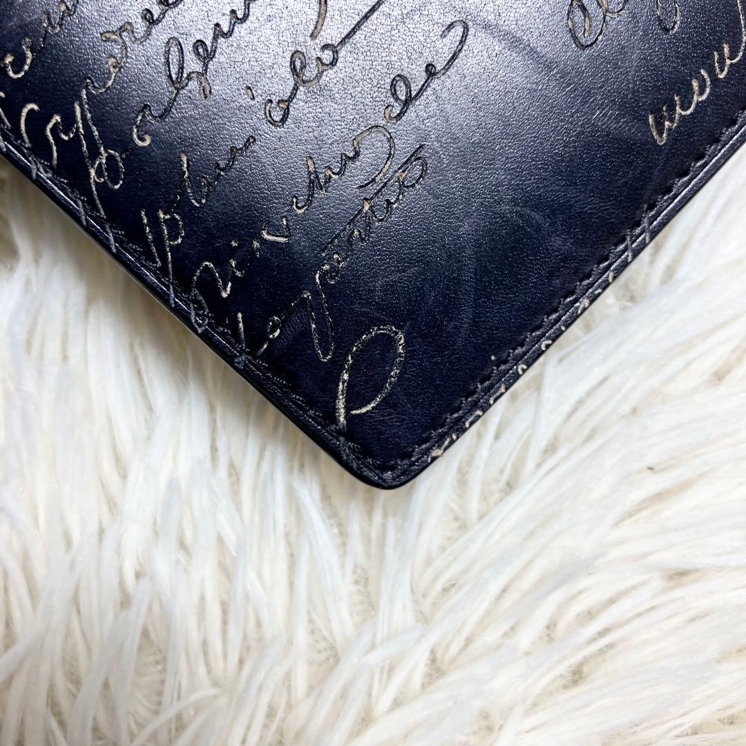 【良品】 ベルルッティ ロングウォレット カリグラフィ