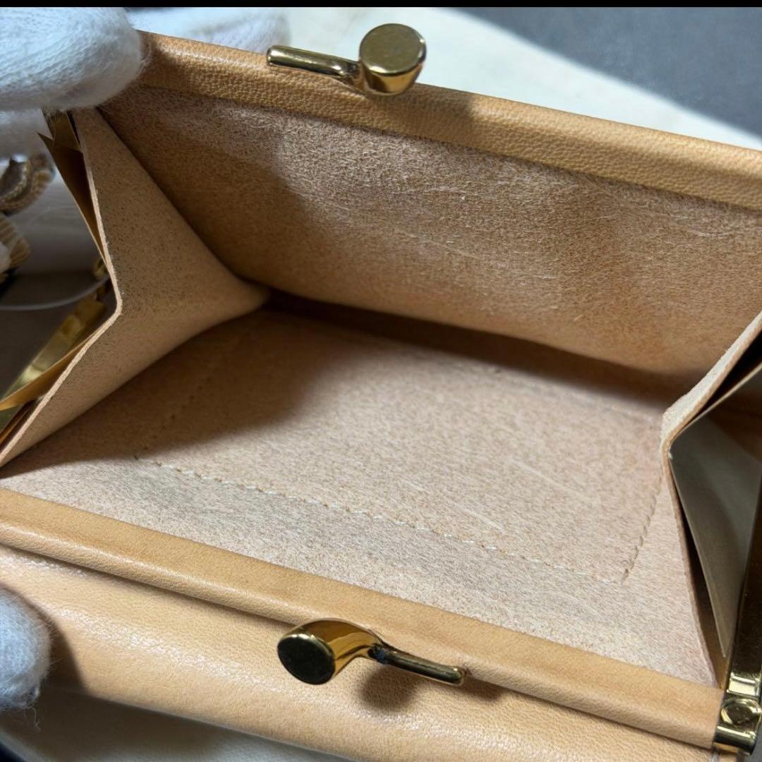 IL BISONTE ベージュ 二つ折り財布