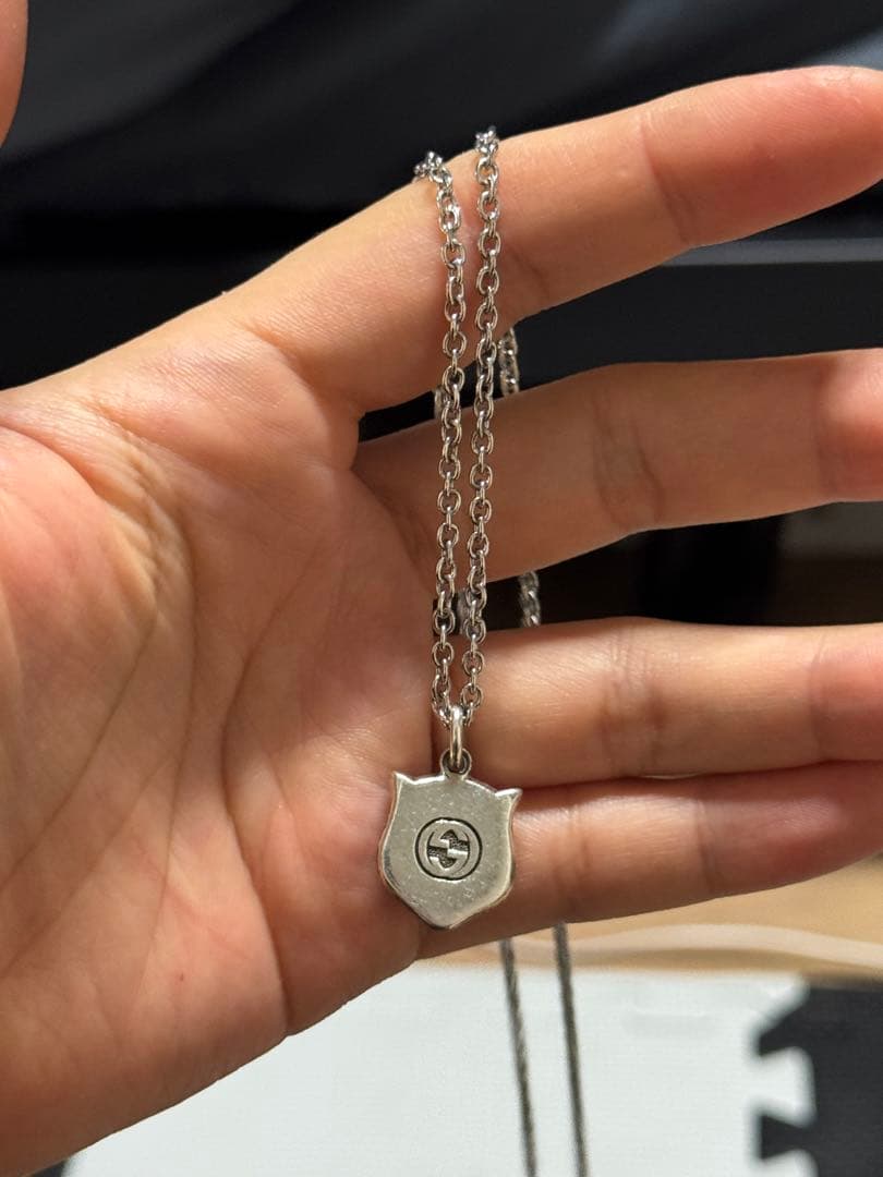 GUCCI キャットヘッド シルバーネックレス