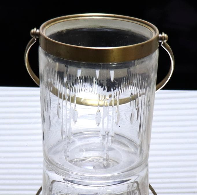 オールド・バカラ ブロンズ装飾 激レア モリエール ビスケットジャー