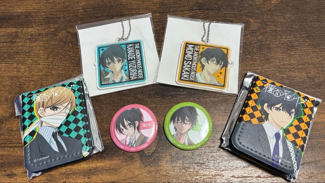 覆面系ノイズ　⭐︎ユズ　モモ⭐︎ 缶バッジ　アクキー　ふせんブック　6点セット