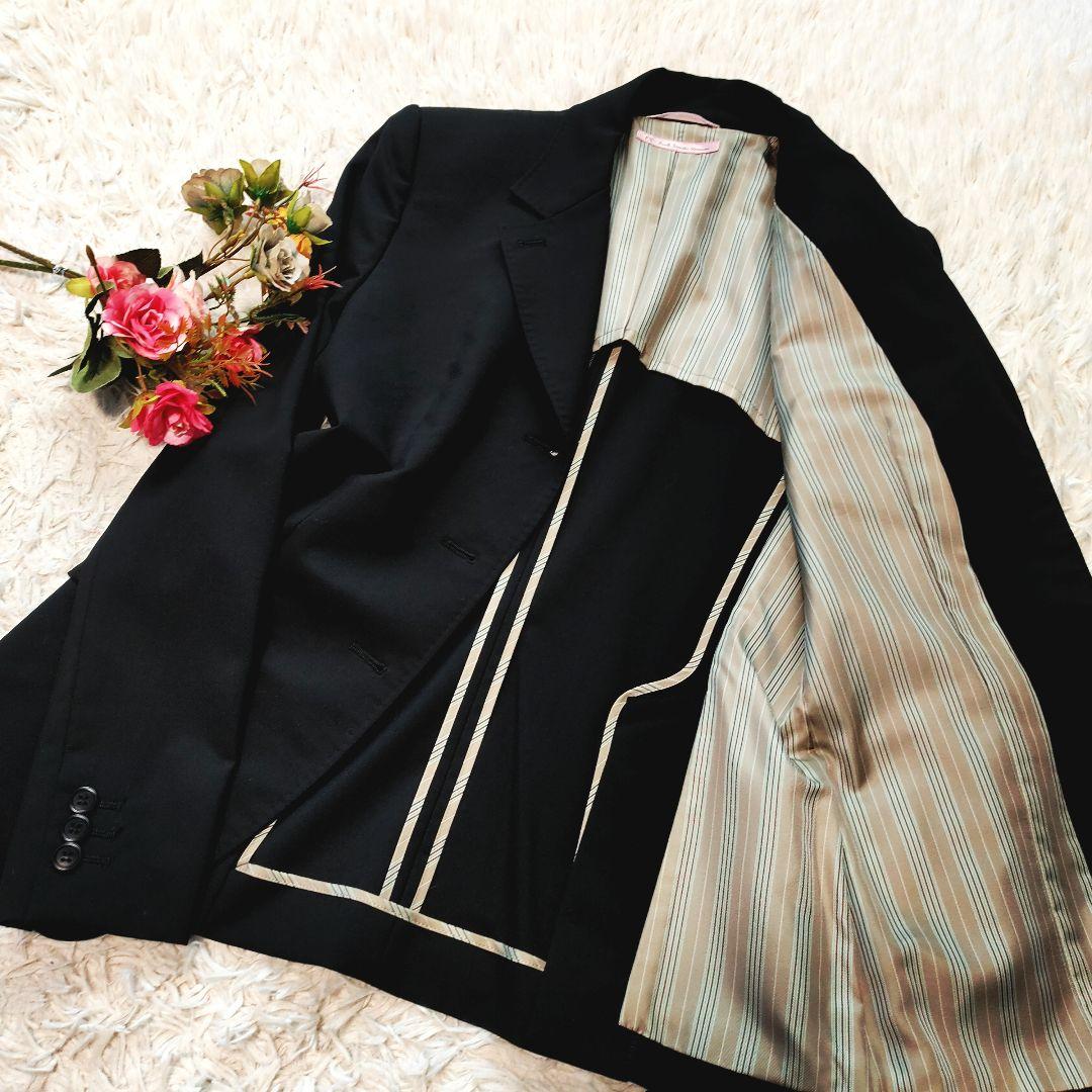 ポールスミス セットアップ スーツ フレアパンツ ウール ブラック XL相当