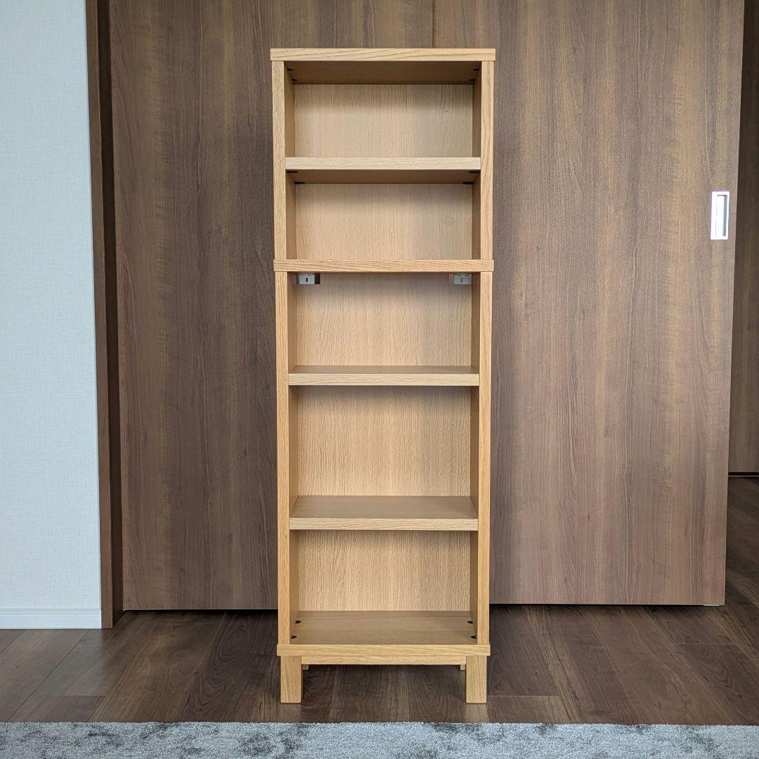 【連休限定値下げ】無印良品　オーク材　薄型ラック　雑貨棚 廃盤