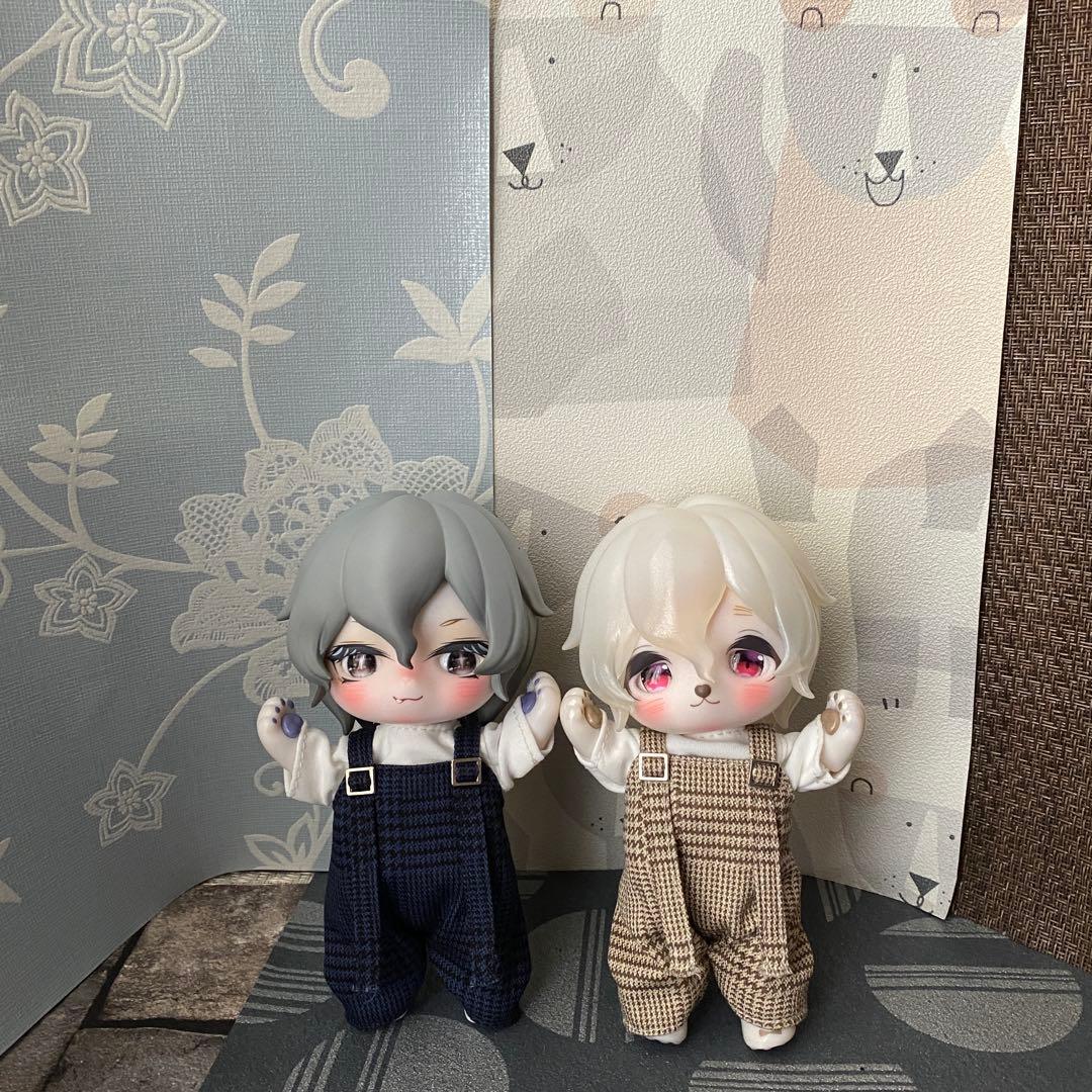 専用　1/12サイズ サロペットとカットソー　綿綿　ハンドメイド　アウトフィット