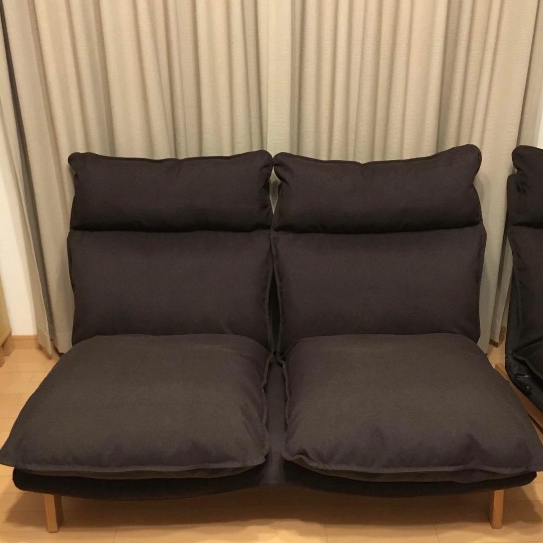 無印良品 ハイバックリクライニングソファ
